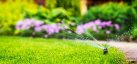 Un syst&egrave;me d'arrosage automatique change la fa&ccedil;on d'entretenir un jardin aux abords de Saint-Maximin-la-Sainte-Baume